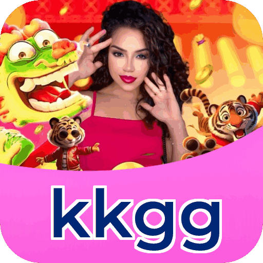 Interface do aplicativo kkgg mostrando jogos disponíveis no iOS e Android